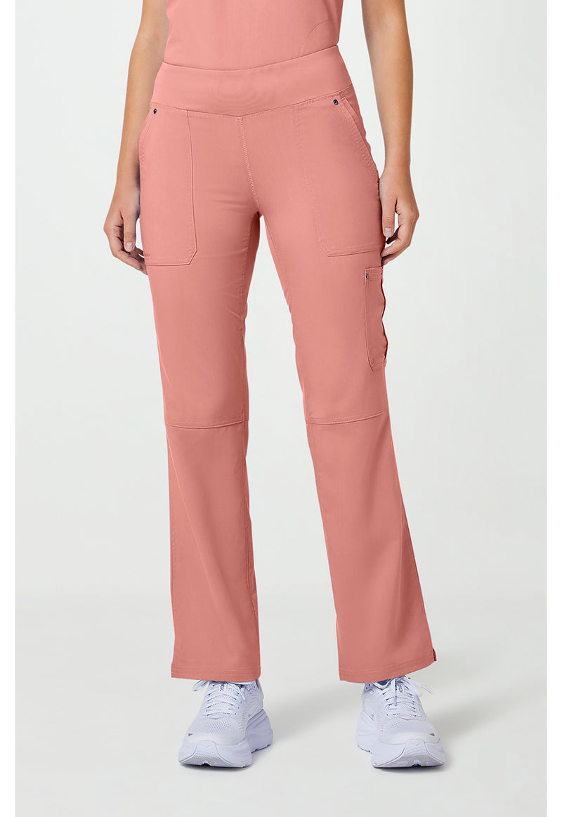 Velvet Peach - Healing Hands Purple Label Women Scrub Pants - Front View