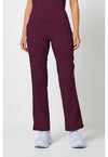 Wine - Healing Hands Purple Label Women Scrub Pants - Front View