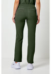 Dark Pine - Healing Hands 360 Women Scrub Pants - Back View