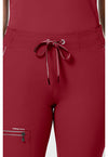 Garnet Red - Women's Nisha Scrub Pants (View 2)