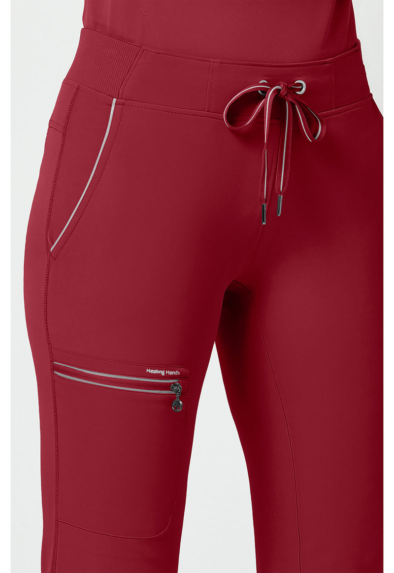 Garnet Red - Women's Nisha Scrub Pants (View 3)