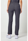 Pewter - Healing Hands 360 Women Scrub Pants - Back View