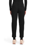 BLACK - Healing Hands 360 Women Scrub Pants - Back View