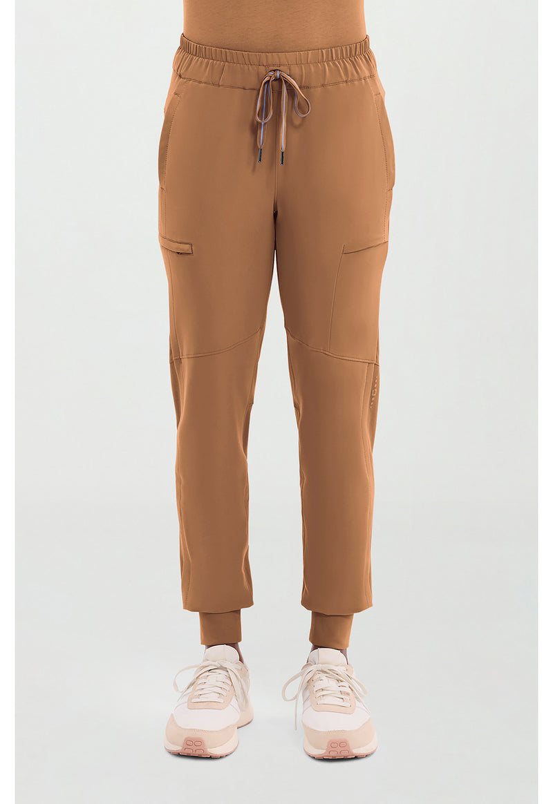 Caramel Cafe - Healing Hands 360 Women Scrub Pants - Front View