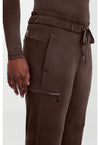 Dark Chocolate - Women's Naya Jogger Scrub Pants (View 3)