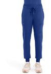 Galaxy Blue - Healing Hands 360 Women Scrub Pants - Front View