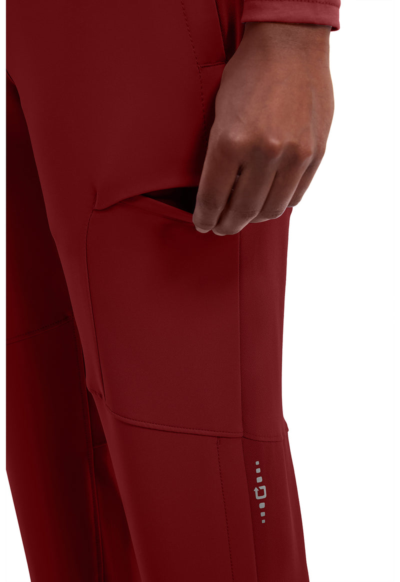 Garnet Red - Women's Naya Jogger Scrub Pants (View 2)