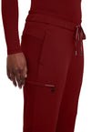 Garnet Red - Women's Naya Jogger Scrub Pants (View 3)