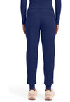 Navy - Healing Hands 360 Women Scrub Pants - Back View