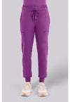 Plum Violet - Healing Hands 360 Women Scrub Pants - Front View