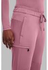 Precious Pink - Women's Naya Jogger Scrub Pants (View 3)