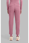 Precious Pink - Healing Hands 360 Women Scrub Pants - Back View
