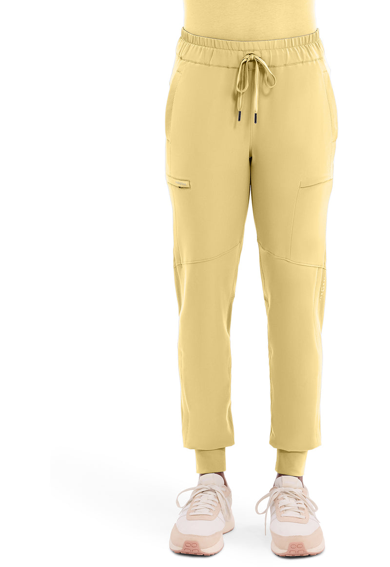 Sunray Yellow - Healing Hands 360 Women Scrub Pants - Front View