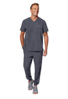 Pewter - Men's Nolen Jogger Scrub Pants (View 3)