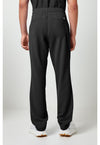 BLACK - Healing Hands 360 Men Scrub Pants - Back View