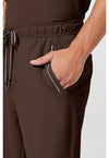 Dark Chocolate - Men's Noah Scrub Pants (View 4)
