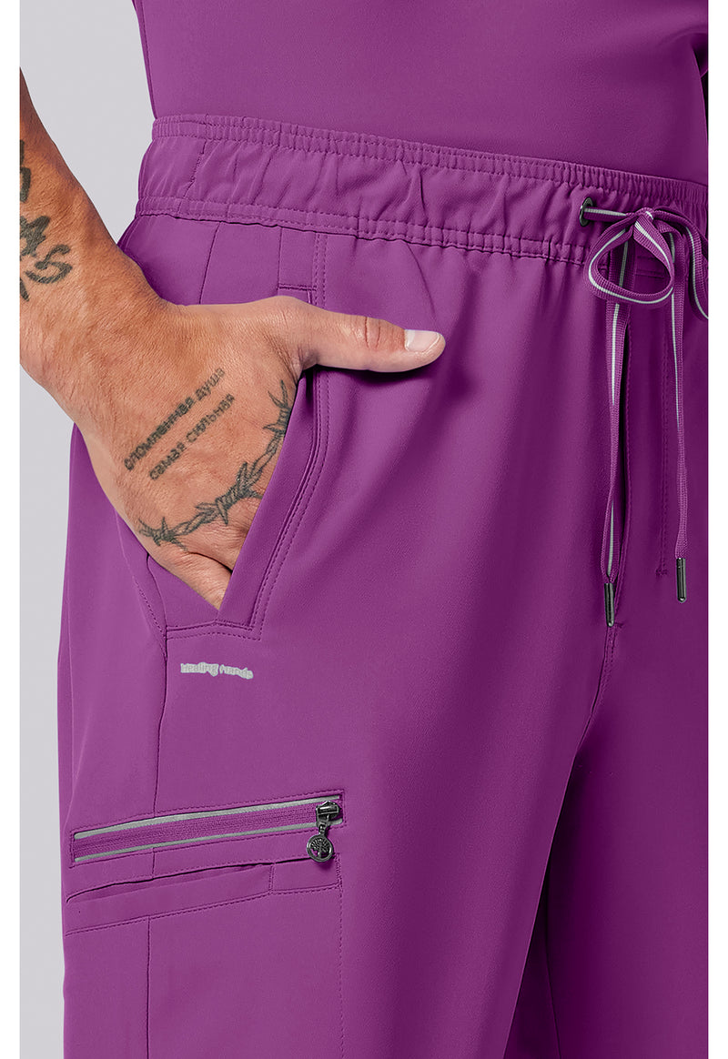 Plum Violet - Men's Noah Scrub Pants (View 3)