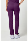 Eggplant - Healing Hands Purple Label Women Scrub Pants - Back View