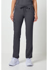 Pewter - Healing Hands Purple Label Women Scrub Pants - Front View