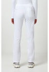 WHITE - Healing Hands Purple Label Women Scrub Pants - Back View