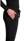 BLACK - Women's Toby Jogger Scrub Pants – Petite (View 2)