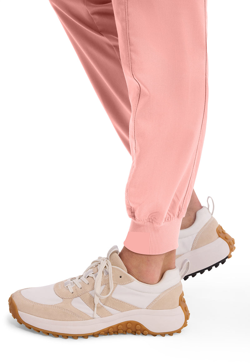 BLUSHING PEACH - Women's Toby Jogger Scrub Pants – Petite (View 3)