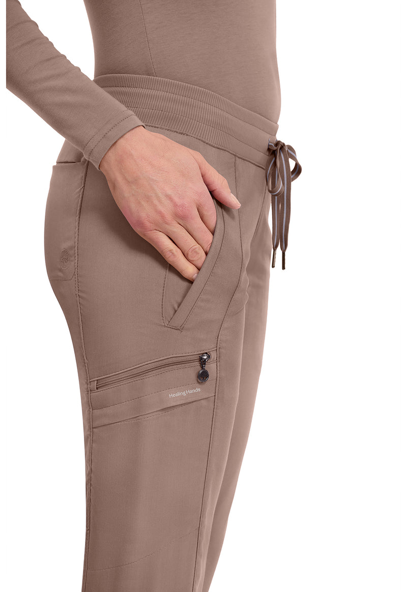 Santa Fe Tan - Women's Toby Jogger Scrub Pants – Petite (View 2)
