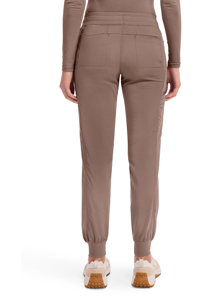 Santa Fe Tan - Women's Toby Jogger Scrub Pants – Petite (Back)