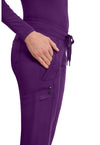 Eggplant - Women's Toby Jogger Scrub Pants – Tall (View 2)