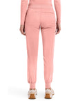 BLUSHING PEACH - Healing Hands Purple Label Women Scrub Pants - Back View