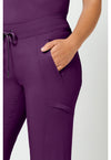 Eggplant - Women's Toby Jogger Scrub Pants – Regular (View 4)