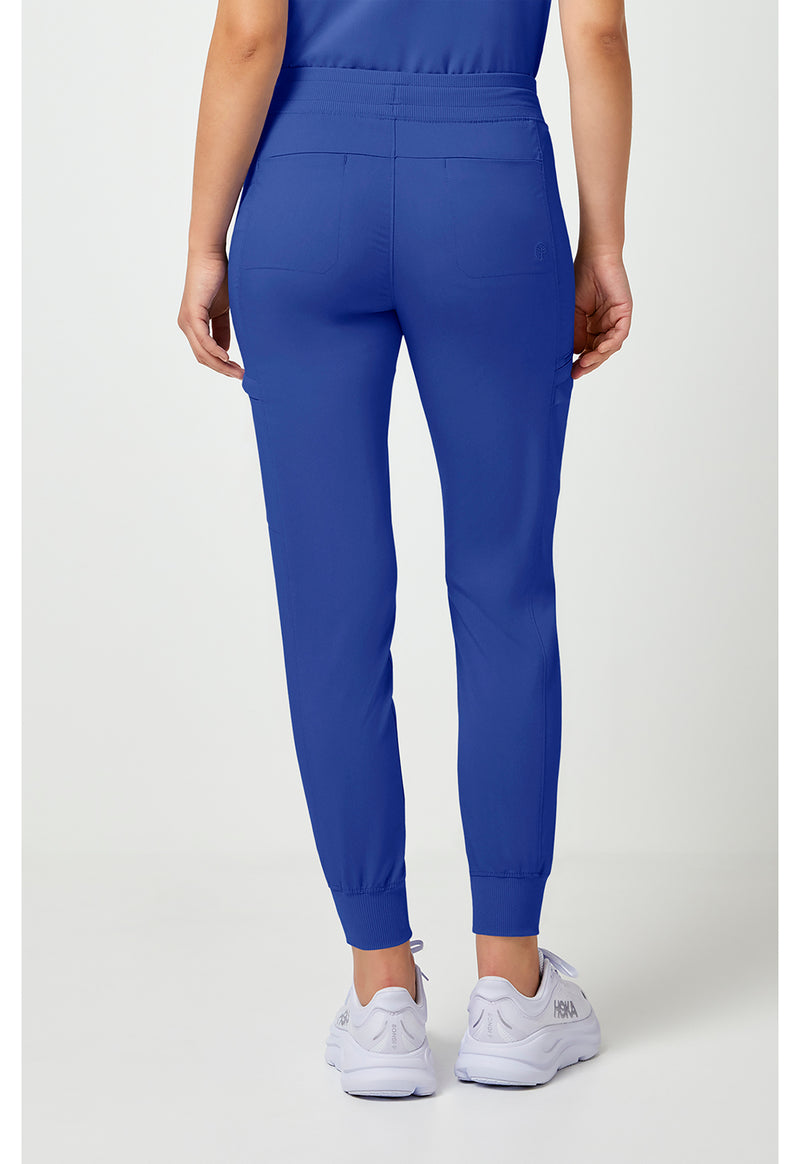 Galaxy Blue - Healing Hands Purple Label Women Scrub Pants - Back View