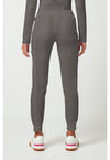 Heather Gray - Healing Hands Purple Label Women Scrub Pants - Back View