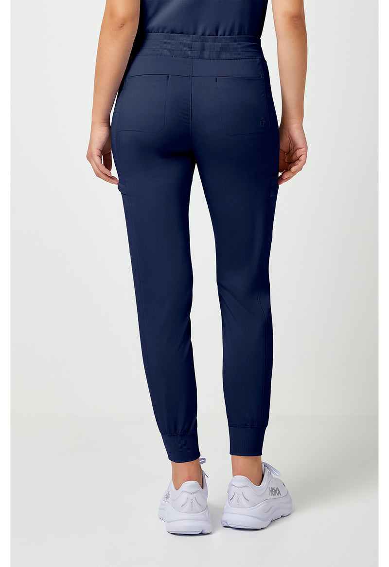 Navy - Healing Hands Purple Label Women Scrub Pants - Back View