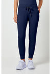 Navy - Healing Hands Purple Label Women Scrub Pants - Front View