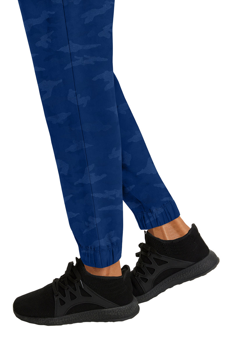 Navy - Women's Tate Jogger Camo Scrub Pants (View 2)