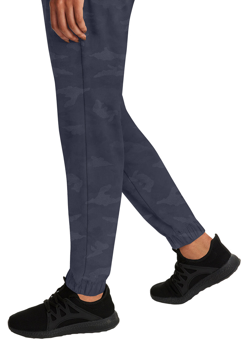 Pewter - Women's Tate Jogger Camo Scrub Pants (View 2)