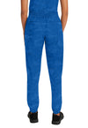 Royal - Healing Hands Purple Label Jacquard Women Scrub Pants - Back View
