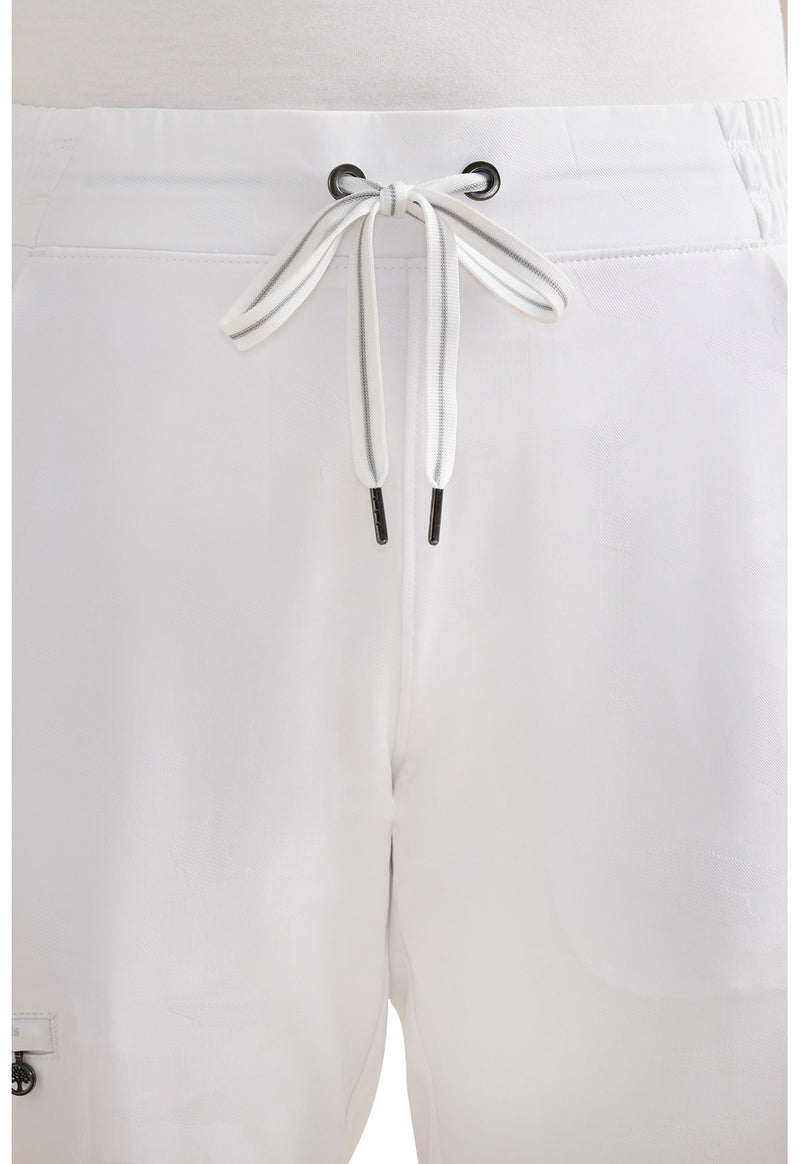 WHITE - Women's Tate Jogger Camo Scrub Pants (View 2)