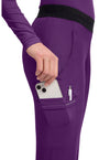 Eggplant - Women's Rachel Scrub Pants – Petite (View 2)