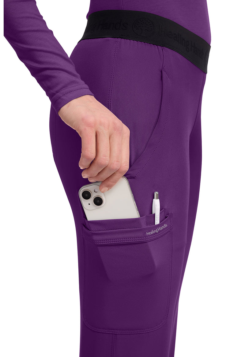 Eggplant - Women's Rachel Scrub Pants – Petite (View 2)