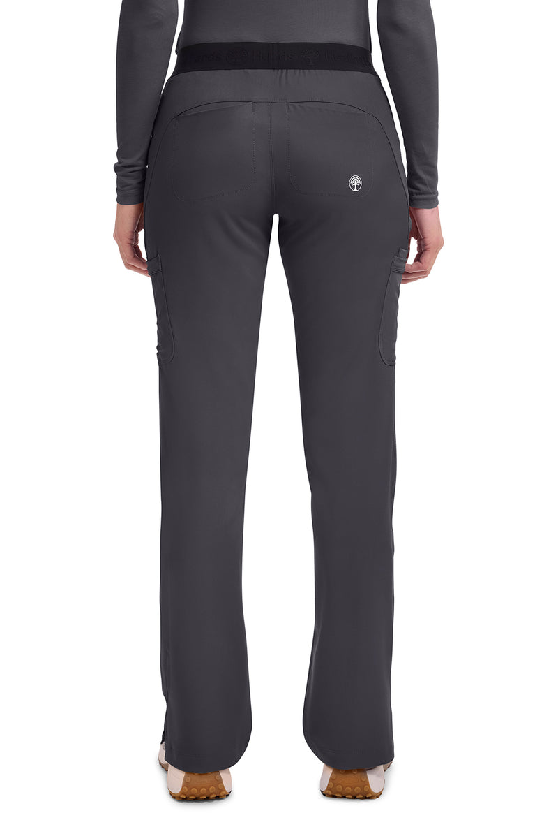 Pewter - Women's Rachel Scrub Pants – Petite (Back)