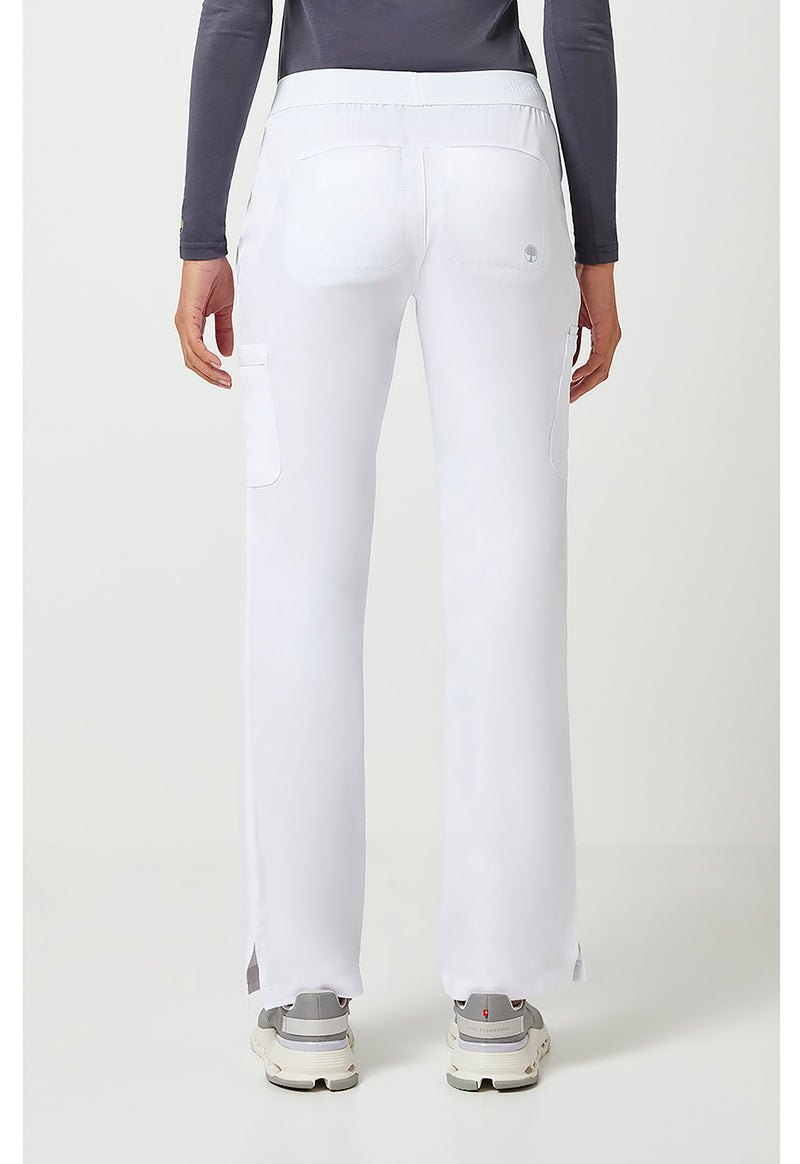 WHITE - Women's Rachel Scrub Pants – Tall (Back)