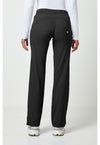 BLACK - Healing Hands Works Women Scrub Pants - Back View