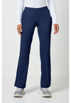 Navy - Healing Hands Works Women Scrub Pants - Front View