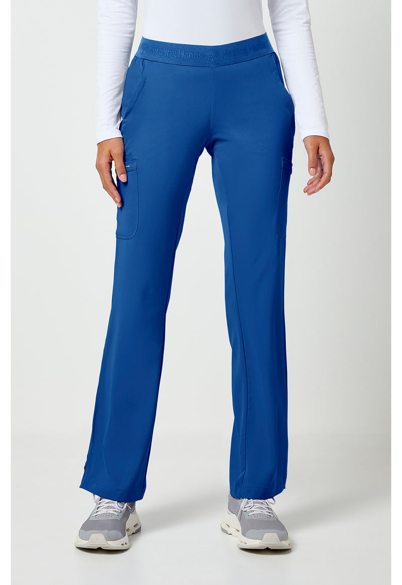 Royal - Healing Hands Works Women Scrub Pants - Front View
