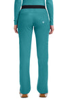 TEAL - Healing Hands Works Women Scrub Pants - Back View
