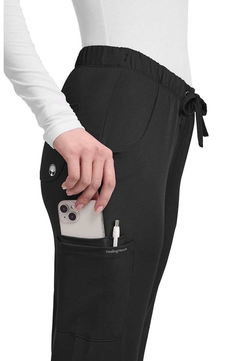 BLACK - Women's Rebecca Scrub Pants – Petite (View 2)