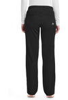 BLACK - Healing Hands Works Women Scrub Pants - Back View