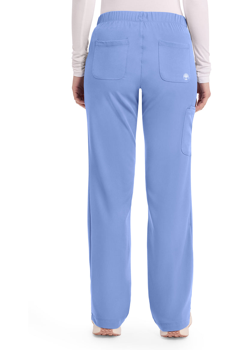 CEIL - Healing Hands Works Women Scrub Pants - Back View